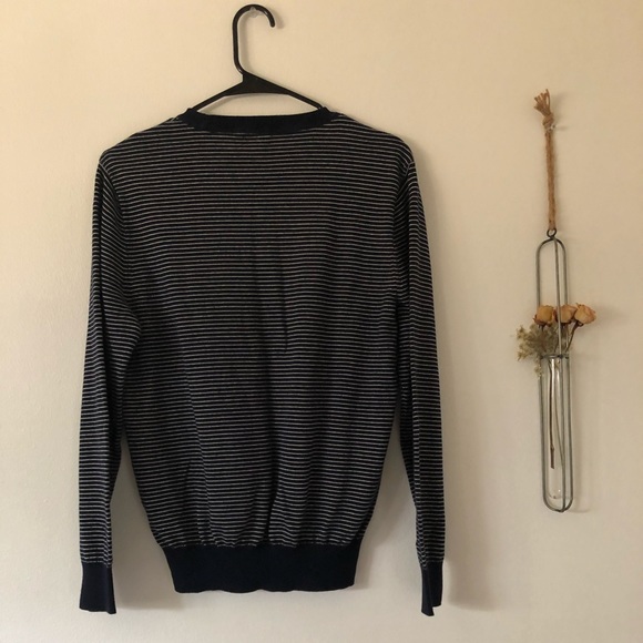 J. Crew Top- Navy/white - Picture 6 of 9